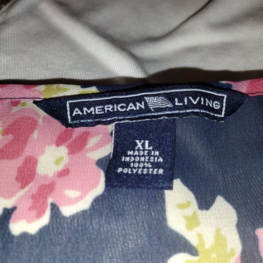 American Living Sheer Blouse - Picture 5 of 5